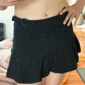 POSTER GIRL Black Pleated Skirt